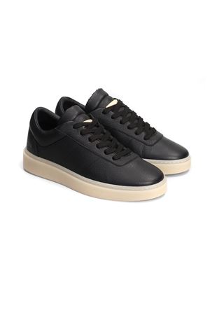 Black leather sneakers LOW BRAND | L1SFW25265254D001